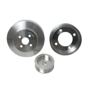 BBK PERFORMANCE 3pc. Aluminum Pulley Kit - 94-95 Mustang 5.0L 1554