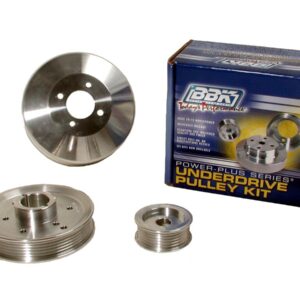 BBK PERFORMANCE 3pc. Aluminum Pulley Kit - 96-01 GT/Cobra 4.6L 1555