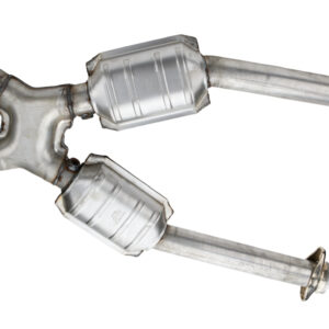 BBK PERFORMANCE 2-1/2 Off-Road Mid Pipe w/Converters - GT/Cobra 1638