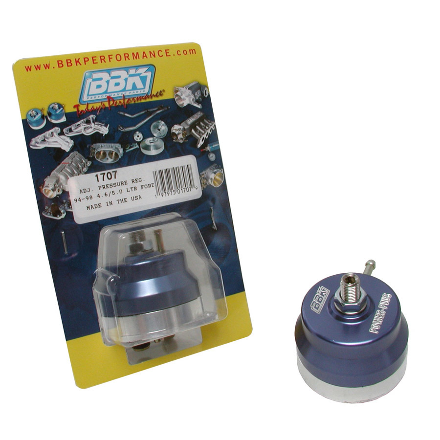 BBK PERFORMANCE Billet Adjustable Fuel Reg. - 94-98 4.6/5.0L 1707