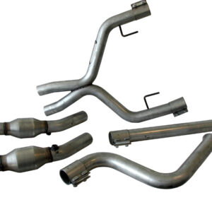 BBK PERFORMANCE Off-Road X-Pipe w/Conv. - 05-09 Mustang V6 4011