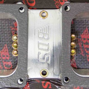 BLOWER DRIVE SERVICE 671-871 Dual 4500 Billet Carb. Adapter Kit - Pol. CA-9027