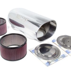 BLOWER DRIVE SERVICE Dual Dominator Scoop w/ Filters - Polished SC-9003