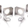 BE-COOL RADIATORS Alum. Fan Brackets For Dual Core Radiators 72031