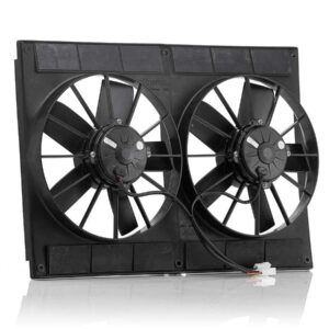 BE-COOL RADIATORS Electric Fan Dual Paddle Blade 75007