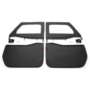 BESTOP Full 2-Piece Fabric Door Jeep 18-20 Wrangler JL 51750-35