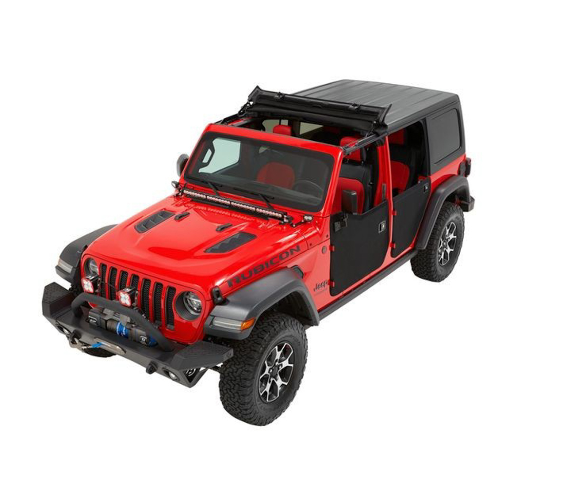 BESTOP Sunrider Hardtop 18- J eep Wrangler Black Twill 52454-17
