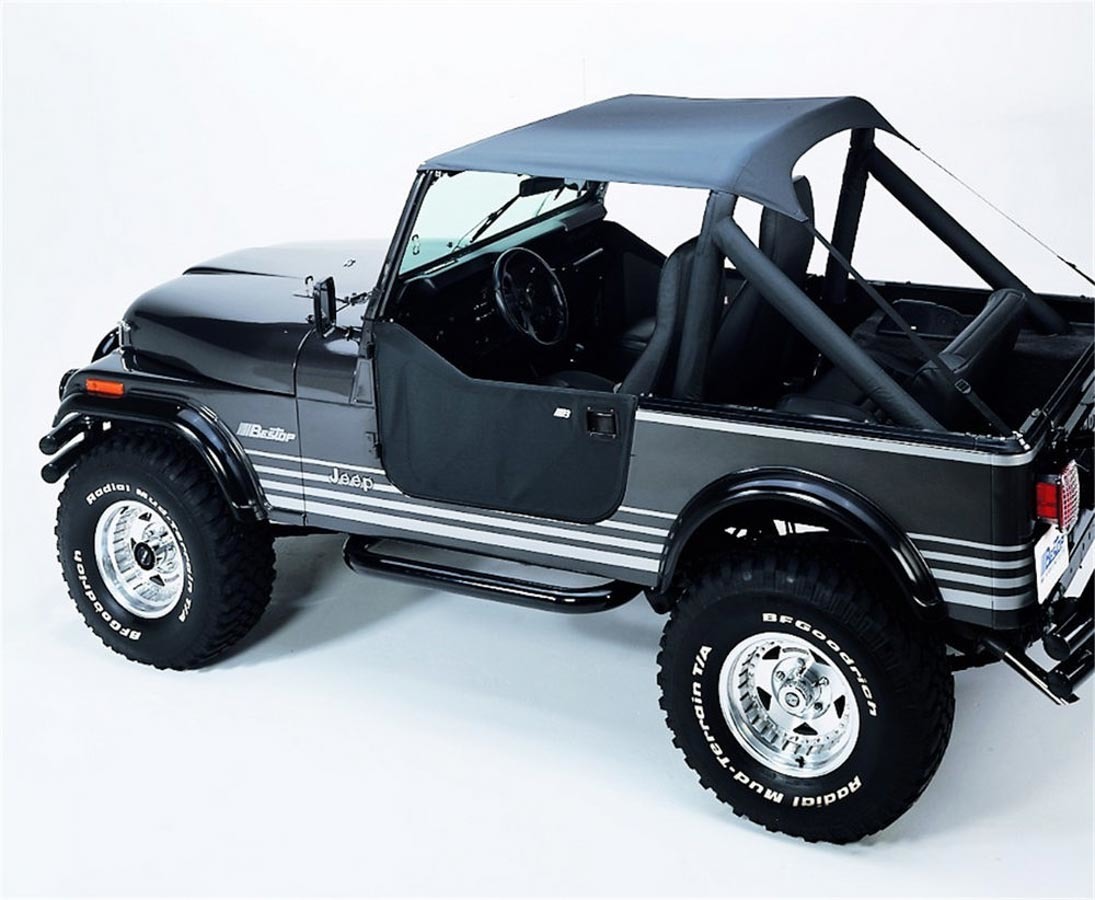 BESTOP 76-86 Jeep CJ7 Charcoal Traditional Bikini 52508-09