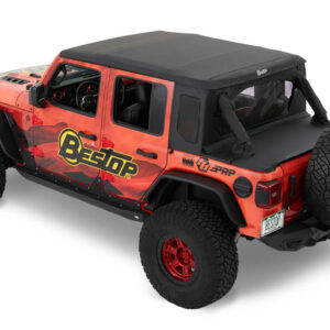 BESTOP 18- Jeep Wrangler JL 4DR Trektop Halftop Black 53902-35