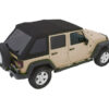 BESTOP Trektop NX Glide Black Twill 07-   Wrangler 4Dr 54923-17
