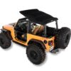 BESTOP 18- Jeep Wrangler JL 2Dr Trektop Glide Blk Twill 54930-17