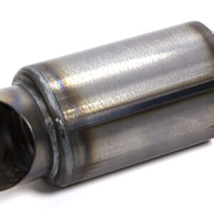 BEYEA CUSTOM HEADERS Muffler 2.5in w/Turn Down MUF2.5