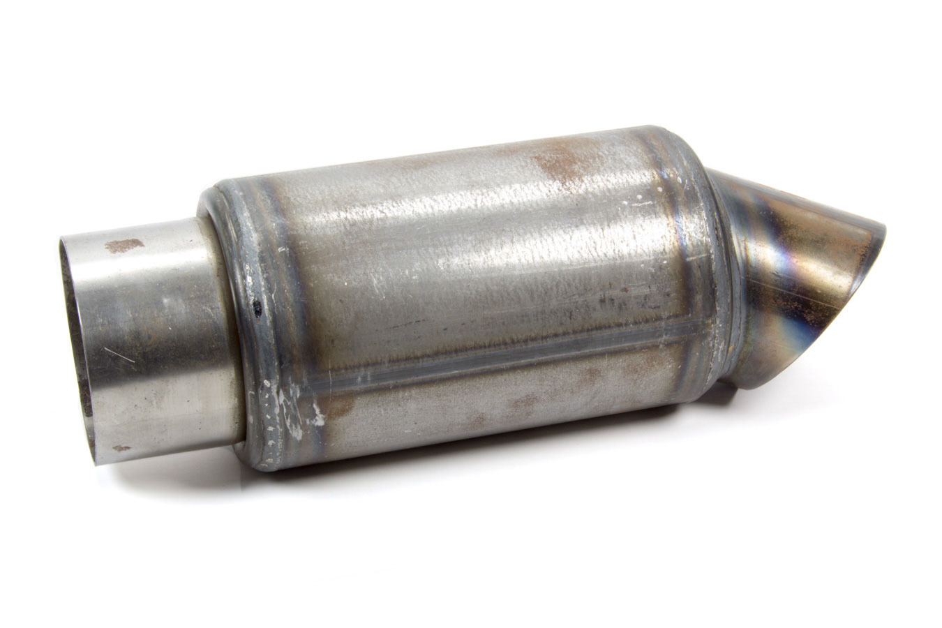 BEYEA CUSTOM HEADERS Muffler 3in w/Turn Down MUF3