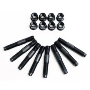 THE BLOWER SHOP Aluminum Blower Stud Kit Black Anodized (8pk) 2590