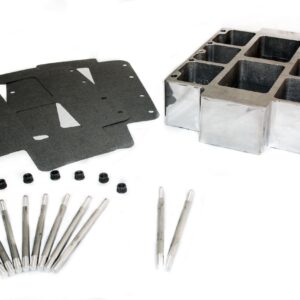 THE BLOWER SHOP Blower Manifold Spacer 4in - Polished 5024