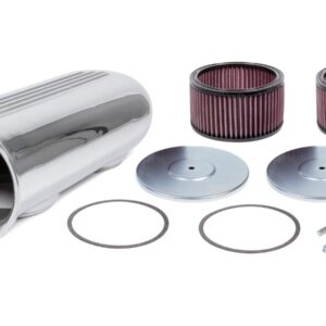 THE BLOWER SHOP Dual Carb Blower Scoop Kit - Polished 5510