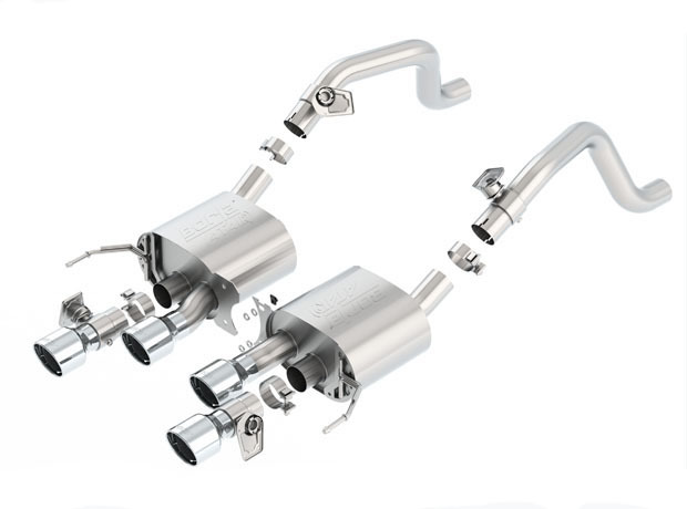 BORLA 14- Corvette 6.2L Cat Back Exhaust 11856
