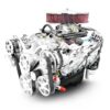 BLUEPRINT ENGINES SBC 383 Crate Engine w/ EFI Dressed w/Pulley Kit BP38318MPFIK