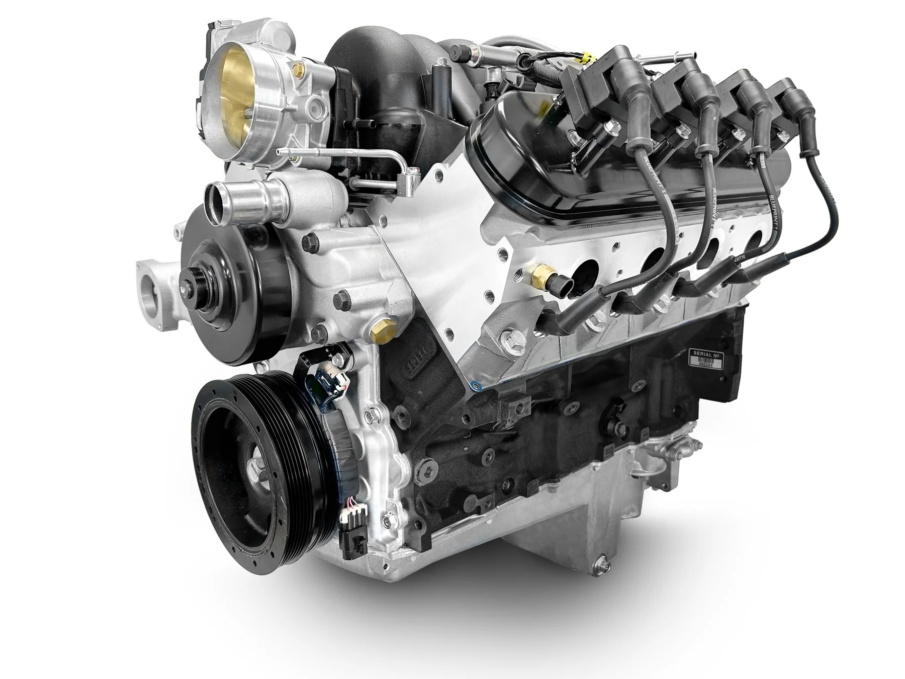 BLUEPRINT ENGINES LS 376 Crate Engine W/EFI Dressed PSLS37630CTF