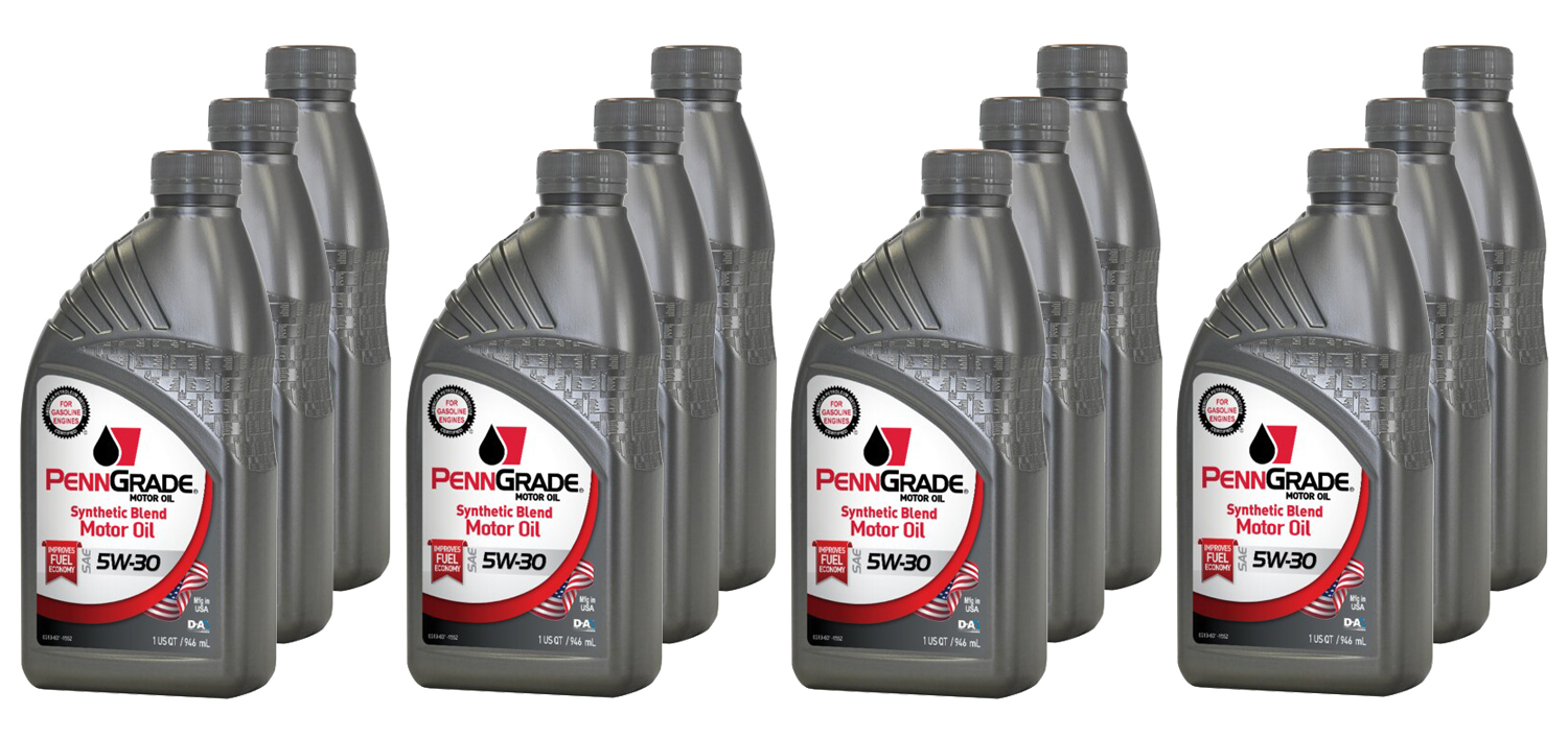 PENNGRADE MOTOR OIL PennGrade Syn Blend 5w30 Case 12 x 1 Quart 62726