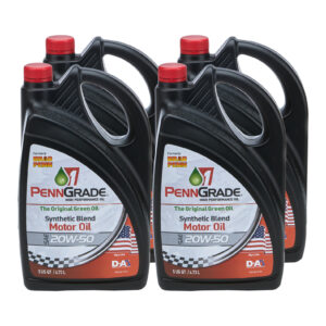 PENNGRADE MOTOR OIL 20w50 Racing Oil Case 4 x 5 Quart Bottles 71190