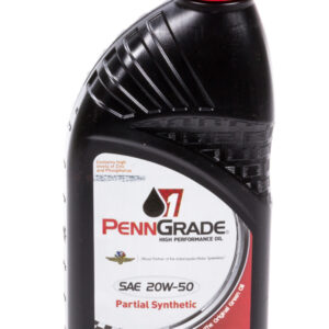 PENNGRADE MOTOR OIL 20w50 Racing Oil 1 Qt Partial Synthetic BPO71196