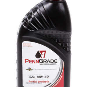 PENNGRADE MOTOR OIL 10w40 Racing Oil 1 Qt Partial Synthetic BPO71446