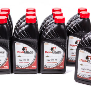 PENNGRADE MOTOR OIL 10w30 Racing Oil Cs/12Qt Partial Synthetic 71506