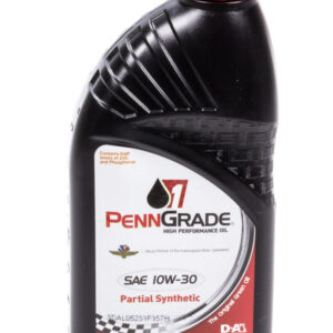 PENNGRADE MOTOR OIL 10w30 Racing Oil 1 Qt Partial Synthetic BPO71506