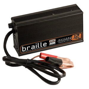 BRAILLE AUTO BATTERY Battery Charger 12-Volt 10amp Rapid Charge 12310
