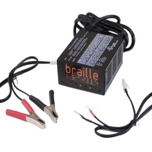 BRAILLE AUTO BATTERY Electronic Batt Charger 2 amp 1232