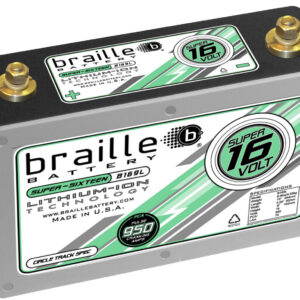BRAILLE AUTO BATTERY Lithium ION Super 16 Volt Battery 950 Amps B169L