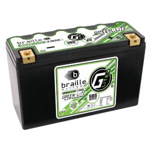 BRAILLE AUTO BATTERY Green-Lite Lithium G-SBC30 Battery 947 Amps G-SBS30