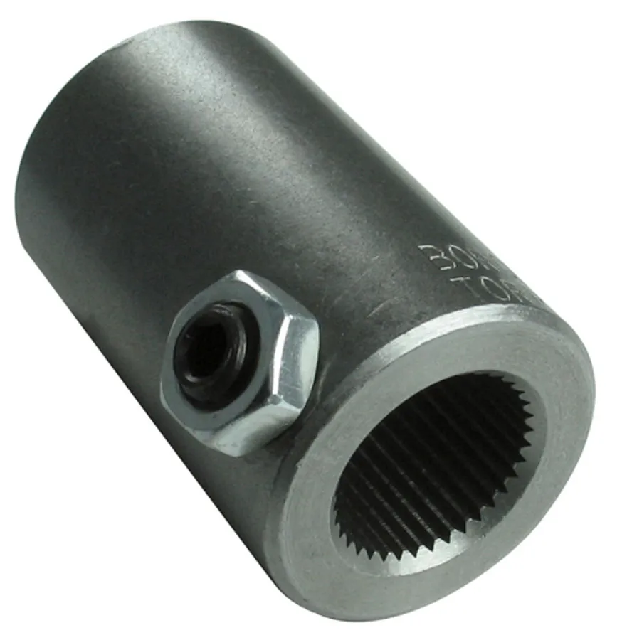 BORGESON Steering Coupler Steel 3 /4-36 X 3/4 Smooth Bore 313400