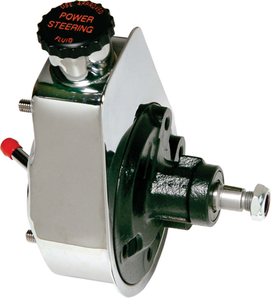 BORGESON Rebuilt Saginaw Power Steering Pump Chrome 800311
