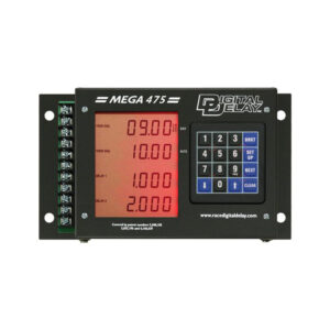 BIONDO RACING PRODUCTS MEGA 475 Delay Box wo/ Dial Board - Black/Red DDI-1095-BR