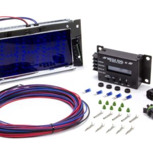 BIONDO RACING PRODUCTS Mega Dial Board - Black w/Blue Leds MEGADIAL-BB