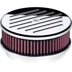 BILLET SPECIALTIES Round 6-3/8in Air Cleaner Ball Milled 15120