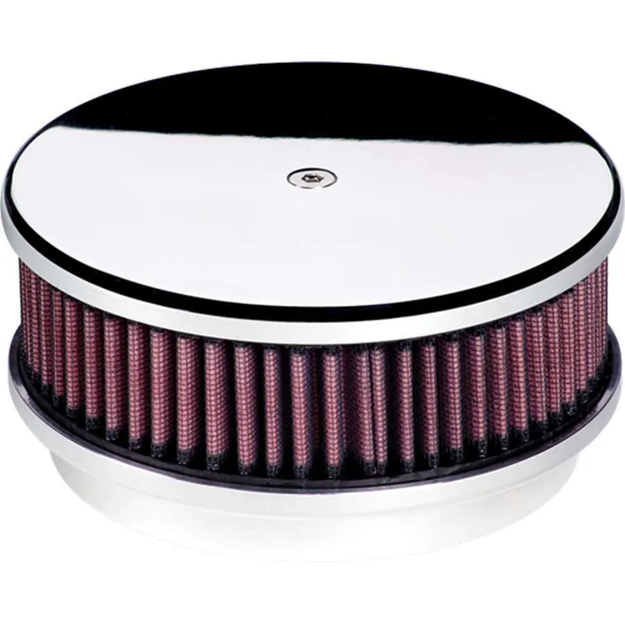 BILLET SPECIALTIES Air Cleaner 6-3/8in Round Polished 15129