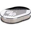 BILLET SPECIALTIES Small Oval Air Cleaner W/Flags 15327