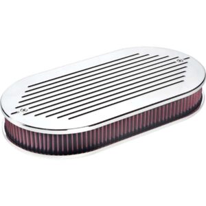BILLET SPECIALTIES Dual Quad Air Cleaner Ball Milled 15520