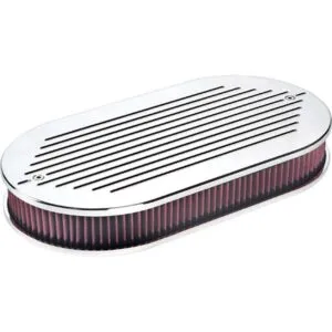 BILLET SPECIALTIES Dual Quad Air Cleaner Ball Milled 15520