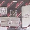 BILLET SPECIALTIES Universal Pedal Kits Grooved Polished 198622