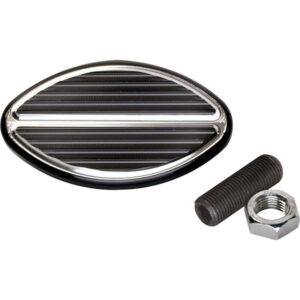 BILLET SPECIALTIES Black Oval Brake Pedal 199335