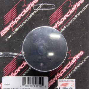 BILLET SPECIALTIES Plain Polished Breather For 1in VC Hole 20125