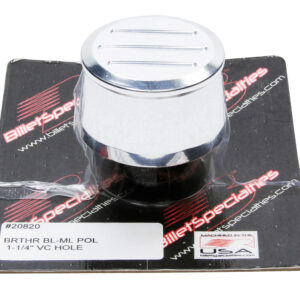 BILLET SPECIALTIES Polished Breather Ball Milled 20820