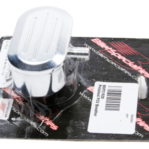 BILLET SPECIALTIES Polished PCV Breather Oval Ball Milled 21920