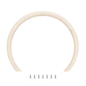 BILLET SPECIALTIES Steering Wheel Half Wrap 14in D-Shape No Leather 28700