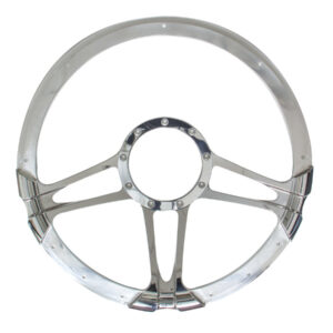 BILLET SPECIALTIES 14in Monaco Steering Wheel Half Wrap 29315