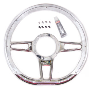 BILLET SPECIALTIES Steering Wheel Formula D-Shaped 14in Polished 29409
